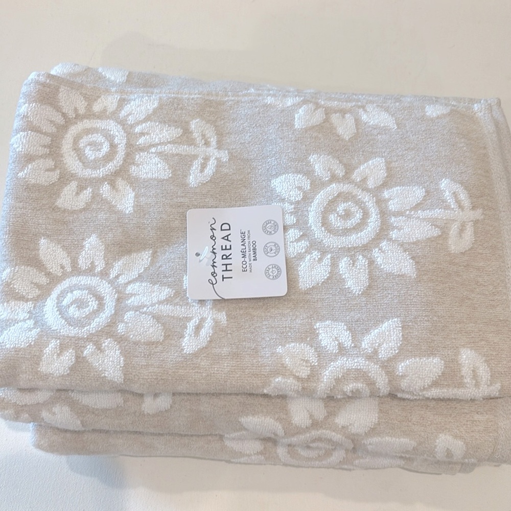 🛀Host Pick🚿 New Common Tread Eco Melange Towel Set